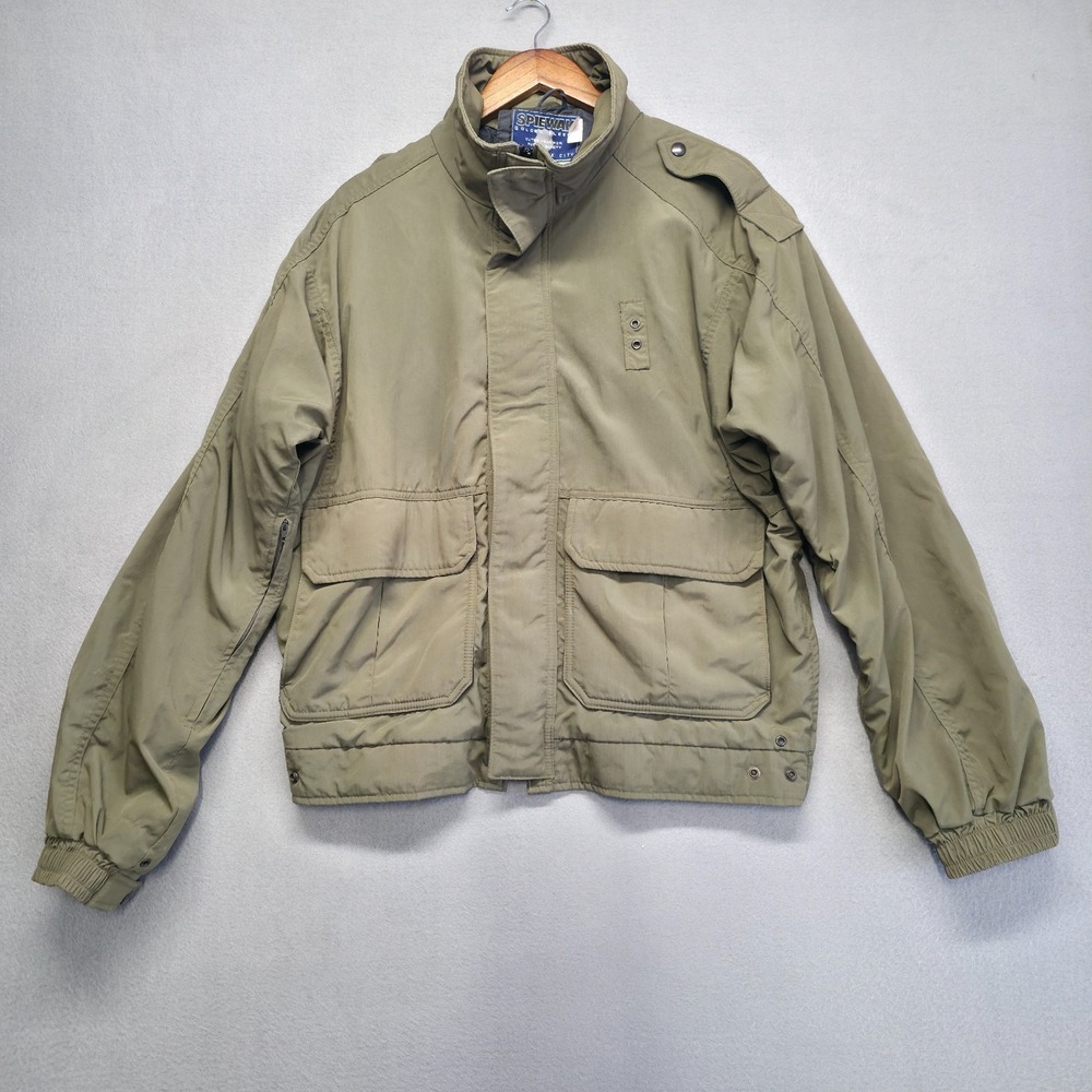 Vintage Spiewak Golden Fleece Weather Tech Men's Green Jacket Size Large